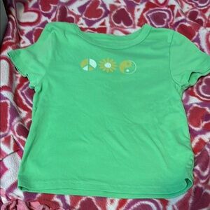 American Eagle Outfitters Green Crop Top